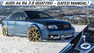 AUDI A4 B6 3.0 QUATTRO - GATED MANUAL! - A classic A4, with a twist - In Detail in -30c winter