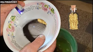 Gold Exploration in Streams and Rivers / Method of Separating Gold from Magnet Dust and Soil