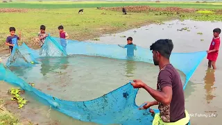 Amazing net fishing video - Best traditional net fishing video by village people (Part-04)