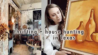 thrift shopping + house hunting in Texas | XO, MaCenna Vlogs