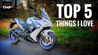 Top 5 Things I Love | Suzuki GSXS1000F Review
