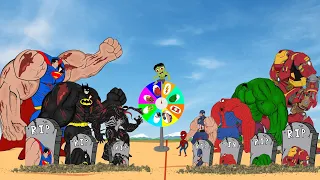 Team Hulk, SpiderMan, IroMan & Team Superman,BatMan ZOMBIES :Returning from the Dead SECRET - FUNNY