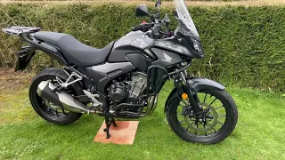 Honda CB500X walkaround and startup up