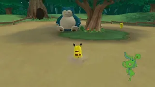 Snorlax smacks the heck out of Pikachu