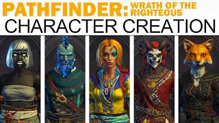 Pathfinder: Wrath of the Righteous Character Creation (Male & Female, Customization, Classes, More!)