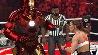 Ronda Rousey vs. Iron Man - WWE 2K24