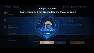 SALAMAT MOONTON😱 60k dias grabe sa Diamond vault