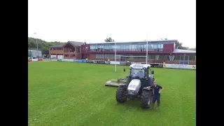 Helping Fylde RFC Club With Their Pitch Maintenance