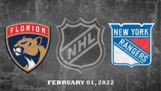 NHL Panthers vs Rangers | Feb.1, 2022