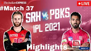 SRH VS PBKS || Vivo IPl 2021 Highlights || # Match 37