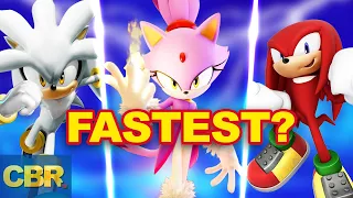 The Fastest Sonic Characters Ranked