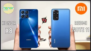 Honor X8 vs Xiaomi Redmi Note 11 || Full Comparison ⚡ Which one is Best...