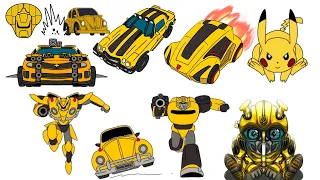 The ULTIMATE Transformers Bumblebee compilation! Part 1 Rise of The Beasts, Dark of the Moon..