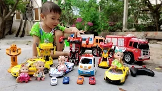 Trò Chơi Đi Săn Siêu Xe Ô Tô Transformer Car ❤ ChiChi ToysReview TV ❤ Đồ Chơi