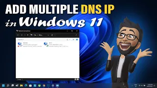 How to Add Multiple DNS IP in Windows 11 Laptop & Desktop Computer | IT Networking Tutorial