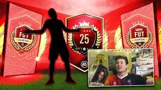 25TH IN THE WORLD TOP 100 REWARDS!! - 11X INFORM PACK FIFA 18 FUT CHAMPS