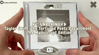 Taylor Swift "The Tortured Poets Department" (The Manuscript Edition) CD UNBOXING