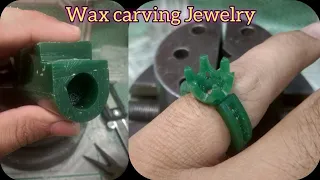 wax carving jewelry | handmade ring jewelry