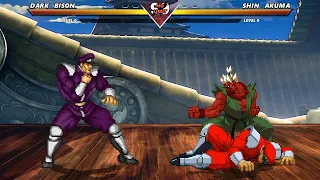 DARK BISON vs SHIN AKUMA - High Level Awesome Fight!