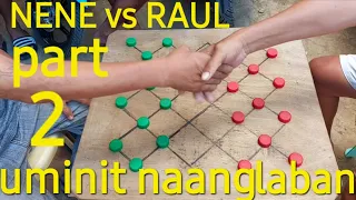 PART 2 Nene Nacaya vs Raul Rosales ng ubay #boardgames #dama #sports