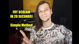 How To Fry Scream In 20 Seconds #vocaltutorial