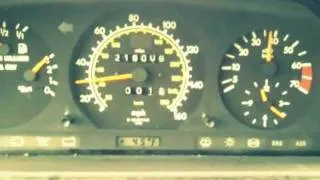 1993 Mercedes 400e w124 0-60 mph