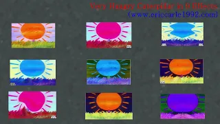 (REQUESTED)-9 Colored The Very Hungry Caterpillar and Other Stories by Eric Carle 1993 DVD's
