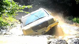 Ford Ranger Nissan Patrol and Toyota Land Cruiser 80 In Mud Trails - 4x4 Extreme Muddy Route