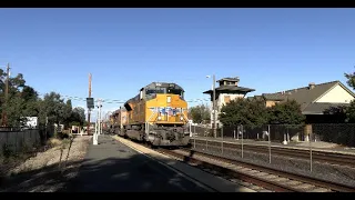 4K: Union Pacific's Donner Route - UP's Roseville Sub - Rockin, Auburn, & Applegate, CA On 10-22-22