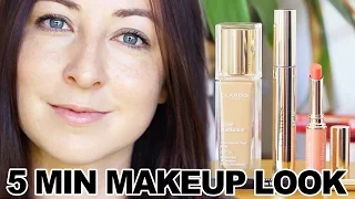 Chic & Simple 5 minute Make-up Tutorial with Clarins | ad