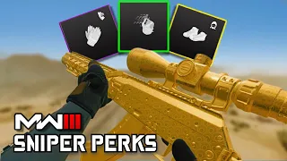 MW3 BEST SNIPER PERKS!!! (Sniping Perk Guide)