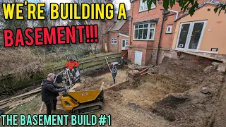 NEW SERIES!!! We're building a BASEMENT for a subscriber!!! Plus we've had a fundraising idea!!!