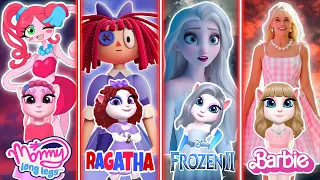 My Talking Angela’m 2 || Frozen 2 ❄️ Vs Ragatha Vs Mommy Long Legs Vs Barbie In Angela 2 || cosplay