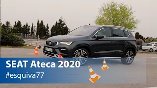 SEAT Ateca 2020 - Maniobra de esquiva y eslalon | km77.com