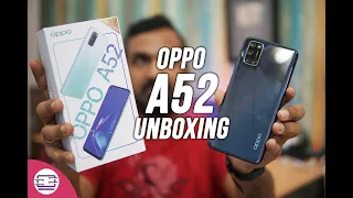 Oppo A52 Unboxing, SD665, Quad Camera, 6GB RAM, 5000mAh Battery for Rs 16,990