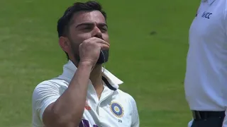 Virat Kohli emotional Celebration kissing his Engagement Ring after 28th Test Century | Kohli 186