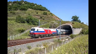 Fast trains at Central Greece.