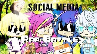 If Social Media Apps Had A Rap Battle GLMV | Gacha Life Music Video | Gacha Rap Battle