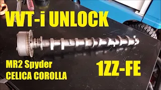 VVT-i Timing Gear Unlock - Toyota 1.8-liter 1zz-fe/2zz-ge Corolla Matrix Celica MR2 Elise