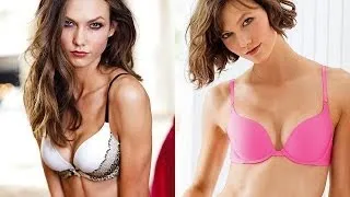 Karlie Kloss Flaunts her Sexy Cleavage in VS Bra - Part2