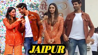 Kiara advani and Kartik aaryan in jaipur /in saint wilferd jaipu  @kartikaaryan7898  @kiara_advani