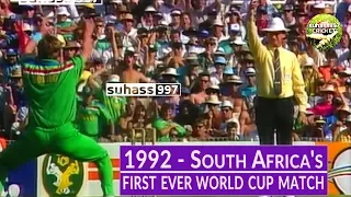 South Africa's first ever World cup match - SA vs Australia 1992 World cup |*Extended highlights*