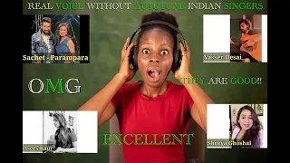 FIRST TIME HEARING Real Voice Without Autotune Indian Singers || MUZIX REACTION.