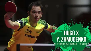 Hugo Calderano x Yaroslav Zhmudenko | WTT Contender Durban 2023 | Tênis de Mesa