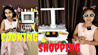 Cooking game in Hindi Part-38 / Shopping and cooking | #LearnWithPari