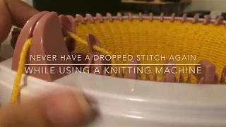 SAY GOODBYE TO DROPPED STITCHES FOREVER! Knitting Machine Hack - MUST-WATCH!
