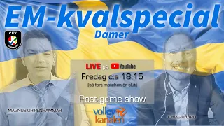 EM-kvalspecial: Post-game show Sverige – Ukraina