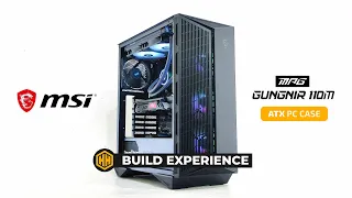 MSI MPG GUNGNIR 110M | ATX PC Case | Building Experience