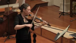 Telemann Fantasia for Violin Solo, Allegro: Cynthia Miller Freivogel