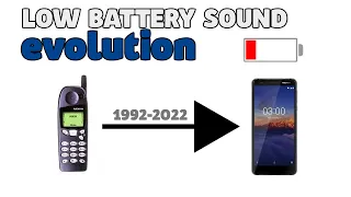 NOKIA LOW BATTERY SOUND EVOLUTION (1992-2022)